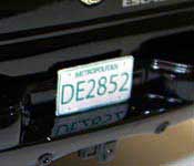 The Matrix: Reloaded Cadillac Escalade DE2852 license plate