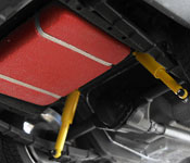 1970 Dodge Charger rear chassis detail