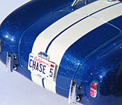 Finish Line Cobra rear license plate