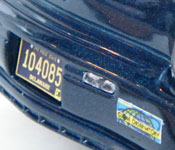 War of the Worlds Monte Carlo rear license plate