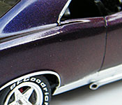 1967 Pontiac GTO color-changing paint detail