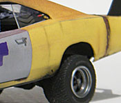 1969 Dodge Charger Daytona flank detail