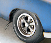 1969 Dodge Charger Daytona right front wheel