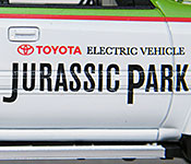 Jurassic Park Toyota Land Cruiser door detail