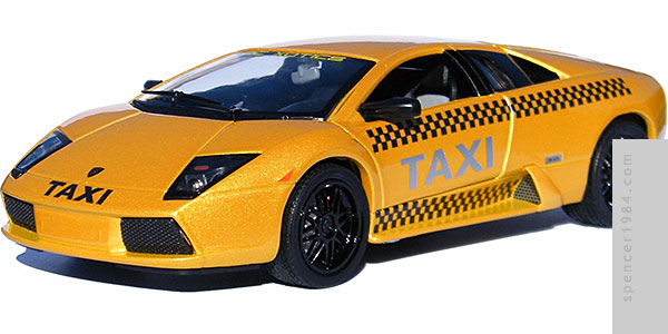 Lamborghini Murcielago Taxi from the Nicki Minaj The Night is Still Young music video