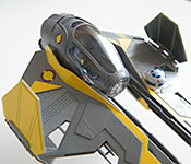 Anakin Skywalker's Eta-2 Light Interceptor radiators open