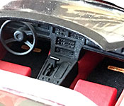 Matchbox 83 Corvette interior
