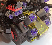 The LEGO Batman Ultimate Batmobile rear