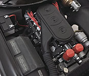 Miami Vice Ferrari 365GTS/4 Daytona engine right side