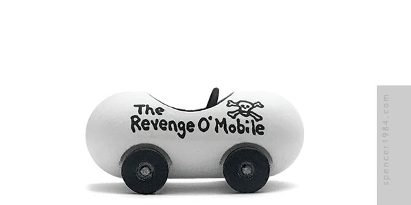 Revenge-O-Mobile from the comic strip Pearls Before Swine