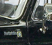 The Terminator Custom Chevy Pickup side badge detail