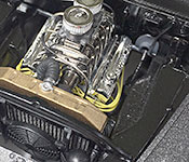 Cobra 1950 Mercury engine left side