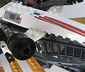 Ninjago: Masters of Spinjitzu Ultra Sonic Raider forward assembly detail