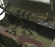 The Inglorious Bastards Jeep dashboard