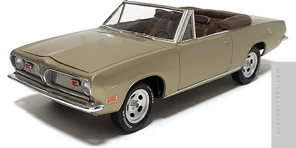 Customized 1969 Barracuda used in the music video for Levitating