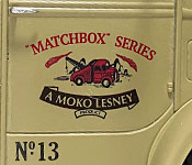 Matchbox Bedford Wreck Truck door detail