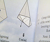 Origami Aircraft unecessarily simple diagram