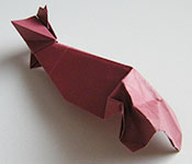 Origami Aircraft Fokker Dr.1 wreckage