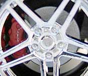 Greenlight Collectibles 2006 Corvette Indianapolis Pace Car Brake Detail