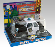 Chevron Cars Patty Patrol packaging