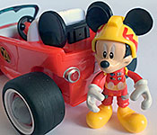 Disney Store Exclusive Mickey and the Roadster Racers Mickey with Mickey figure