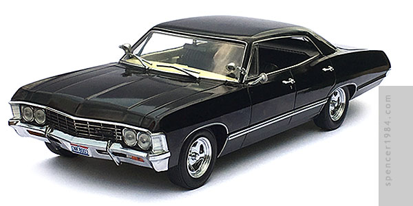 GreenLight Collectibles Supernatural 1967 Chevrolet Impala Sport Sedan