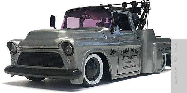Jada Toys 1955 Chevy Stepside Tow Truck
