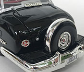 Lucky Die Cast 1950 Lincoln Bubble Top Presidential Limousine rear