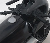 Mattel The Batman Batcycle Motorcycle top detail