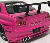 Jada Toys 2002 Nissan Skyline GT-R (BNR34) rear