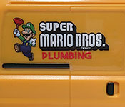 Super Mario Bros. Movie Van Luigi panel