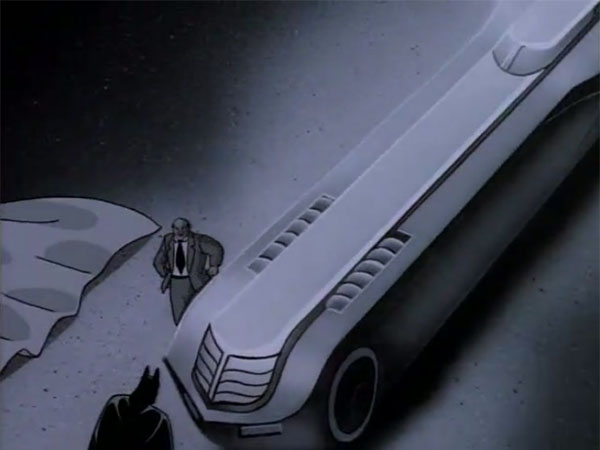 Batman: The Animated Series Batmobile as seen in the episode The Mechanic