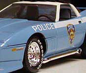 NYPD Corvette side detail