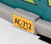 Scooby Doo Mystery Machine AC-712 license plate