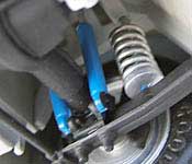 Stroker Ace Ford Thunderbird rear suspension detail