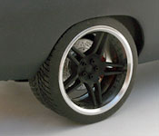 1970 Dodge Charger rear wheel