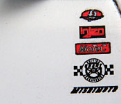 Born 2 Race WRX STi door stickers