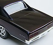 1967 Pontiac GTO rear 3/4 view