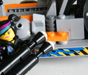 LEGO Super Cycle rear assembly detail