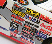 NASCAR  K&N Pro Series #4 Camry side detail