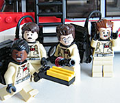 LEGO Ecto-1 minifig alternate faces