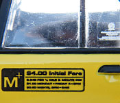 Deadpool Taxi rear door detail