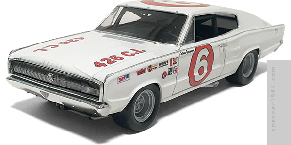 Elvis' #6 Dodge Charger from the movie Speedway