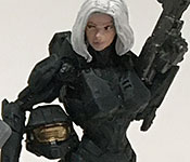 Female Spartan face detail