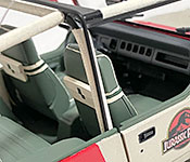 Jurassic Park Jeep Wrangler interior front
