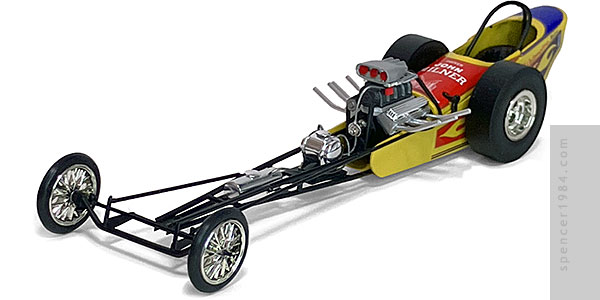 自動車 MPC John Milner's Dragster 1/24 More American Graffiti Milner's Dragster