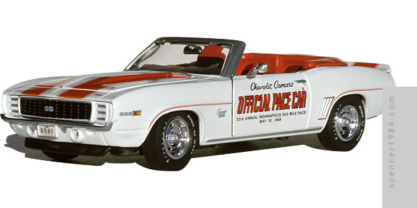 Greenlight Collectibles 1969 Camaro Indianapolis Pace Car