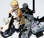 Mattel Ghostbusters Ecto-2 Motorcycle front