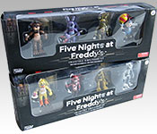 Five Nights at Freddy's Anamatronics Packaging