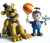 Five Nights at Freddy's Balloon Boy and Golden Freddy